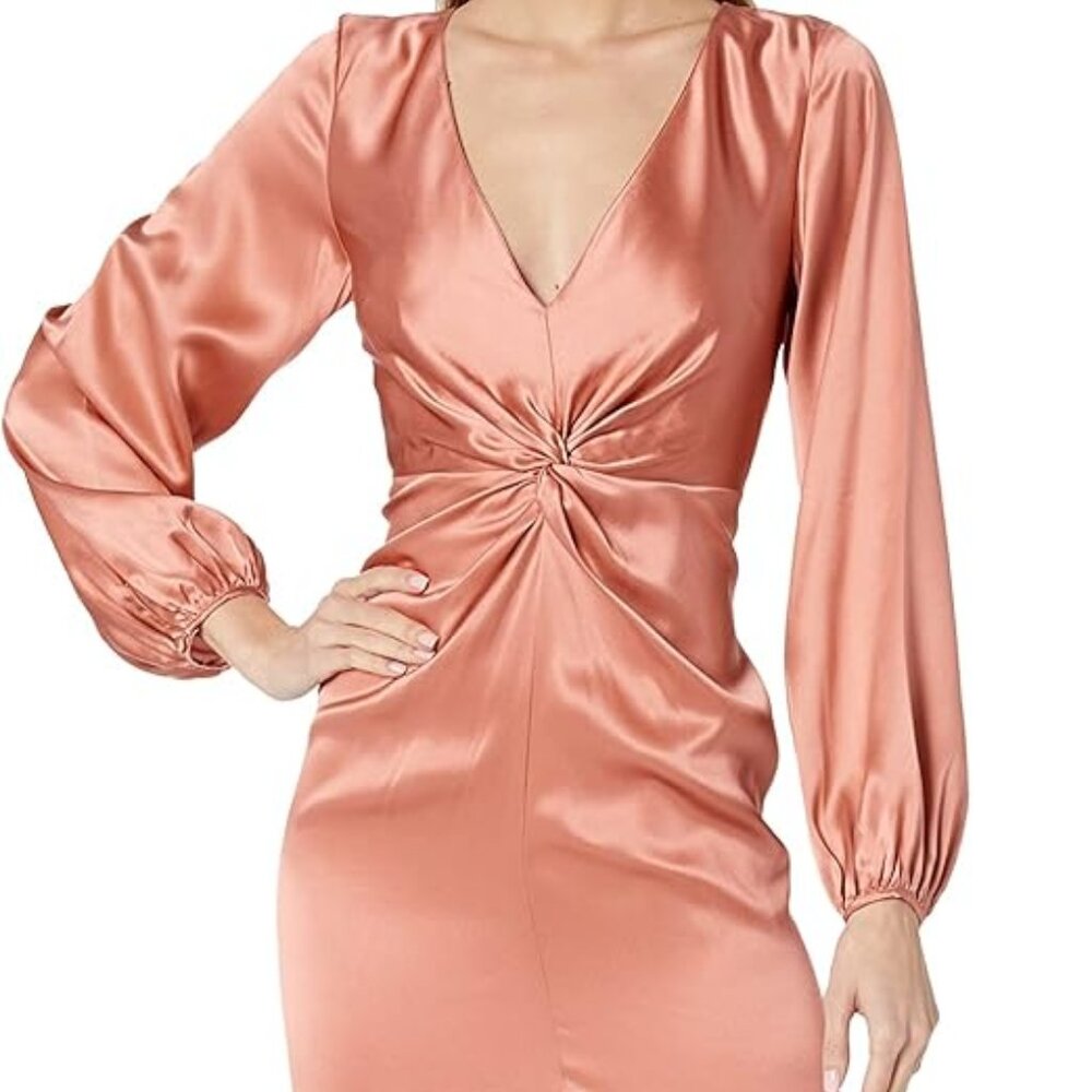 Cinq a Sept Size 6 Midi Dress sz 6 New Silk NWOT $595